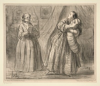 Powtórzenie d autorstwa Honoré Daumier