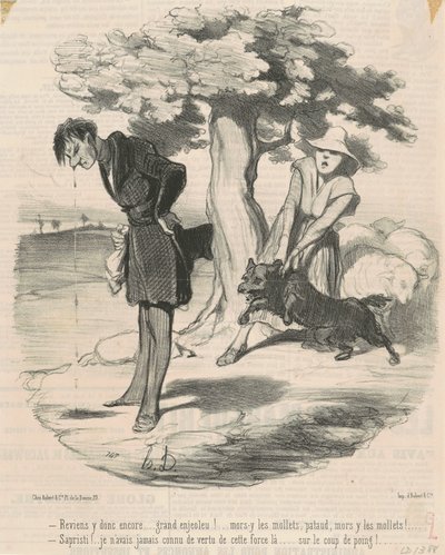 Więc wróć do tego jeszcze raz... świetne enjeoleu! ... autorstwa Honoré Daumier