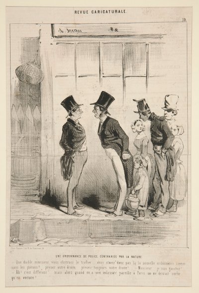 Robert Macaire dyrektor autorstwa Honoré Daumier