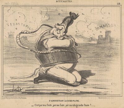 Zarządca dyscypliny ... autorstwa Honoré Daumier