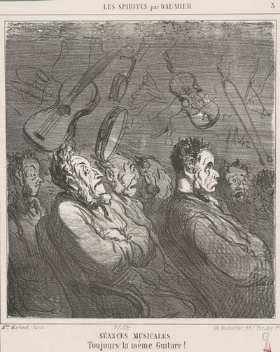 Sesje muzyczne autorstwa Honoré Daumier