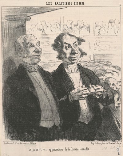 udając wielbiciela autorstwa Honoré Daumier