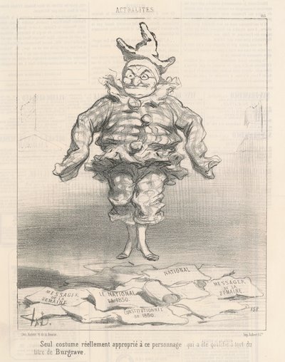 Tylko kostium ... odpowiedni dla tej postaci autorstwa Honoré Daumier
