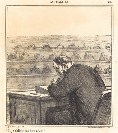 Gdybym nie został ponownie wybrany! autorstwa Honoré Daumier
