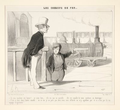 Czy moja maszyna jest dobra? autorstwa Honoré Daumier