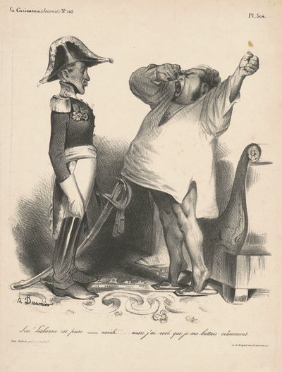 Rozpłodnik! Lizbona zdobyta... (Panie! Lizbona zdobyta...) autorstwa Honoré Daumier
