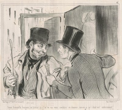 Spoczywaj spokojnie burżuazji, wiemy autorstwa Honoré Daumier