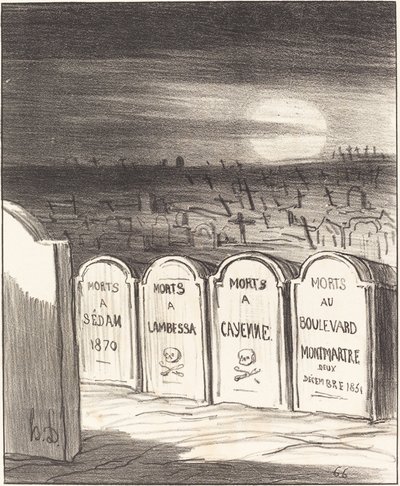 Plac Napoleona autorstwa Honoré Daumier