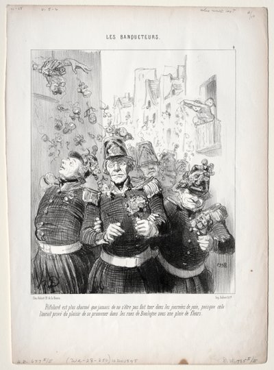 Bankiety, płyta 4: Rifolard czaruje jeszcze bardziej niż kiedykolwiek... autorstwa Honoré Daumier