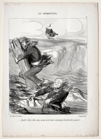 Bankiety, płyta 9: Cóż za żałosny pomysł... autorstwa Honoré Daumier