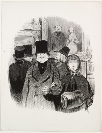 Piękne dni życia, płyta 59: Kiedy portret jest w Salonie autorstwa Honoré Daumier