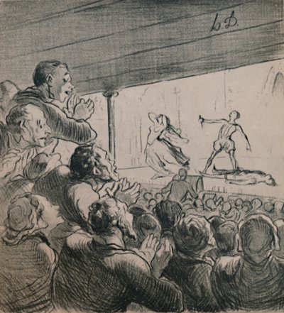 Dramat, ok. 1860, 1946. autorstwa Honoré Daumier