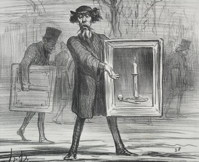 Wystawa z 1859 r. płyta 1: Odmówili tego, ignoranci!, 1859. autorstwa Honoré Daumier