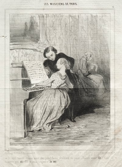 The Musicians of Paris, płyta 6: Gdybyś wiedziała, jaka jesteś piękna! autorstwa Honoré Daumier