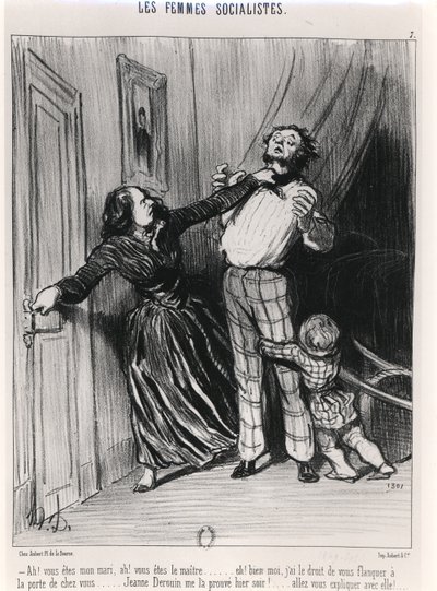 Kobiety socjalistyczne, 1849 autorstwa Honoré Daumier
