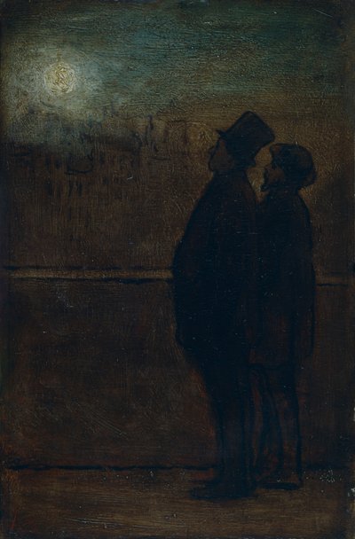 „Nocni wędrowcy”, 1828-1879 autorstwa Honoré Daumier