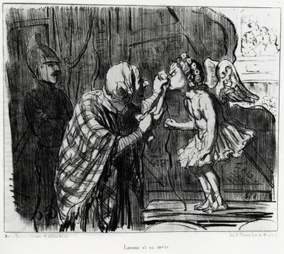 Szkic teatralny: miłość i matka. Illustration d
