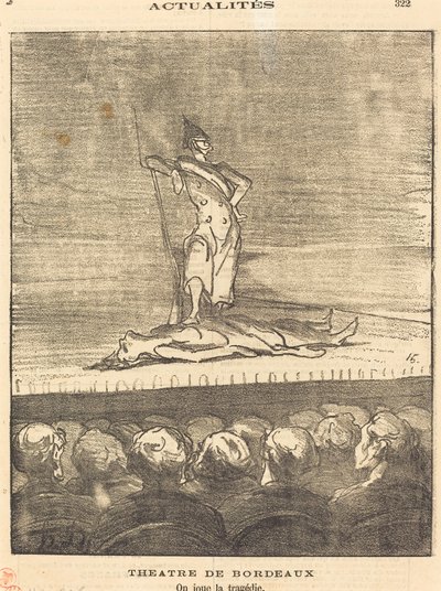 Teatr Bordeaux - gramy tragedię autorstwa Honoré Daumier