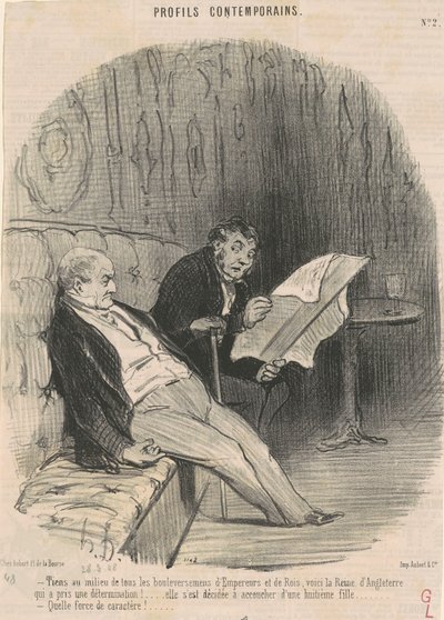 Stań w środku... wstrząsów... autorstwa Honoré Daumier