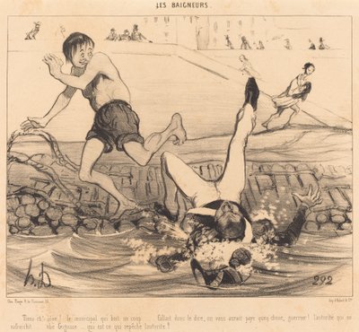 Oto Twój pomysł! Gmin, który pije kieliszek... autorstwa Honoré Daumier