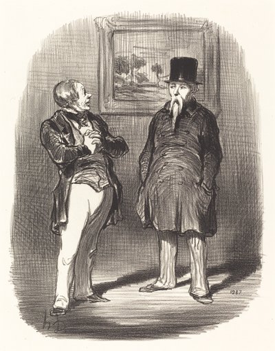 Czekaj... nie poznałem cię... autorstwa Honoré Daumier