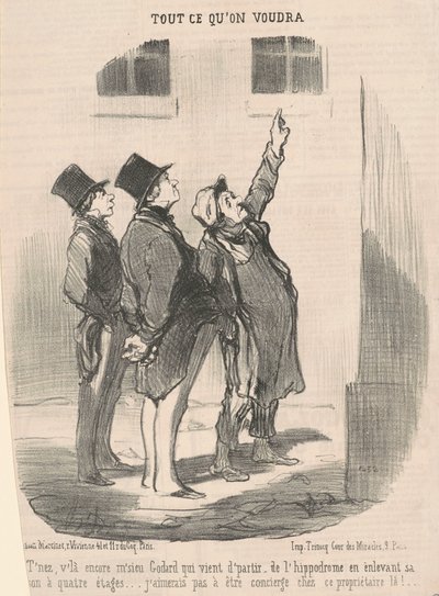 Czekaj, znowu, panie Godard... autorstwa Honoré Daumier