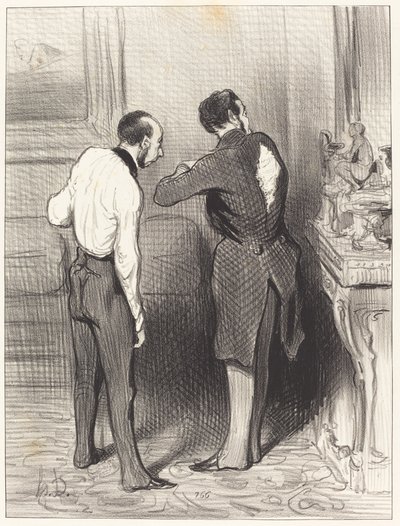 Twoja sukienka mi odpowiada, pożyczam ją... autorstwa Honoré Daumier