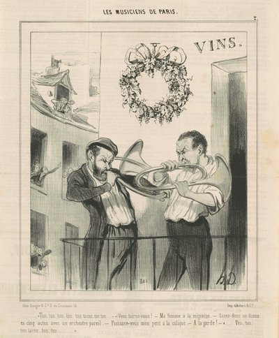 Twój, twój... twój taine... autorstwa Honoré Daumier