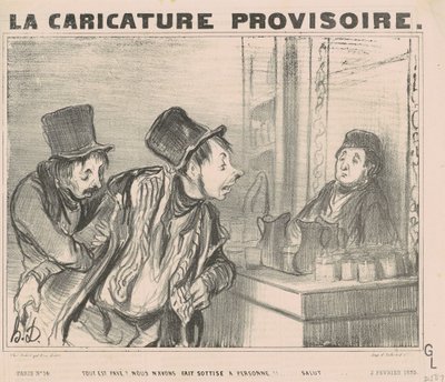 Wszystko jest opłacone? Zrobiliśmy tylko... cześć autorstwa Honoré Daumier