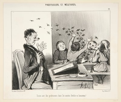 Smutny los nauczycieli? - #19 profesorów i musztard autorstwa Honoré Daumier