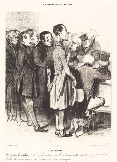 Trzy godziny autorstwa Honoré Daumier