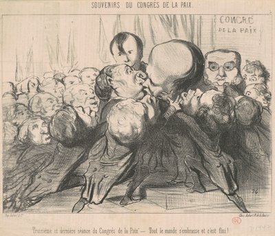 Trzecia i ostatnia sesja kongresu... autorstwa Honoré Daumier