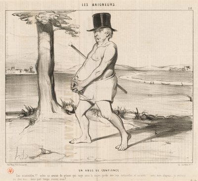 Naruszenie zaufania autorstwa Honoré Daumier