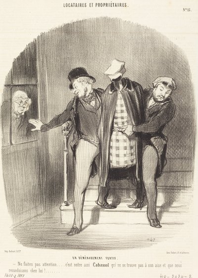 Ruch z ukrycia autorstwa Honoré Daumier