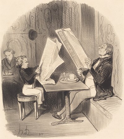Dziecko, które ma mało zabawy... autorstwa Honoré Daumier