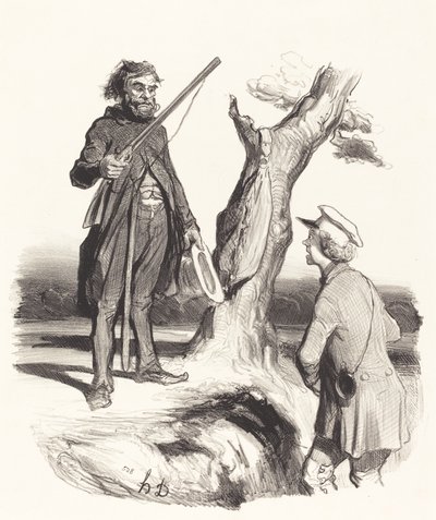 Biedny ojciec, który... autorstwa Honoré Daumier