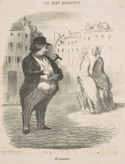 hobbysta autorstwa Honoré Daumier
