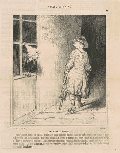 Chrząszcz chiński autorstwa Honoré Daumier