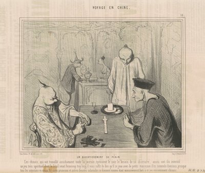 pekińska rozrywka autorstwa Honoré Daumier