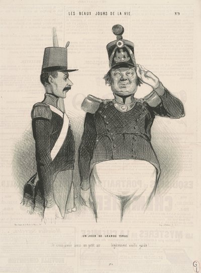 Wspaniały dzień autorstwa Honoré Daumier