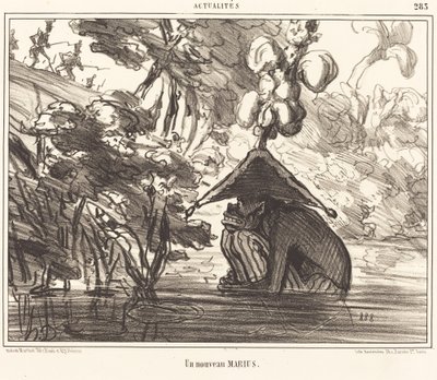 Nowy mąż autorstwa Honoré Daumier