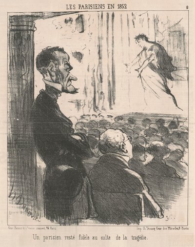 Paryżanin, który pozostał wierny... autorstwa Honoré Daumier
