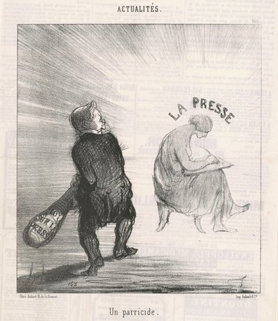 ojcobójca autorstwa Honoré Daumier