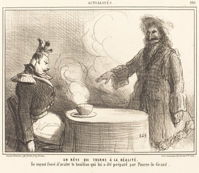 Marzenie, które zamienia się w rzeczywistość autorstwa Honoré Daumier