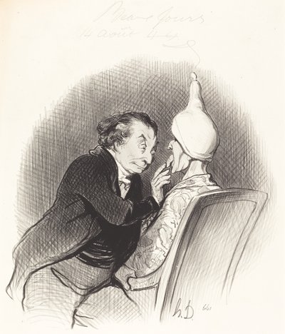 Szczęśliwe znalezisko autorstwa Honoré Daumier