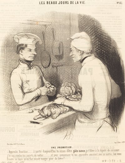 Awans autorstwa Honoré Daumier