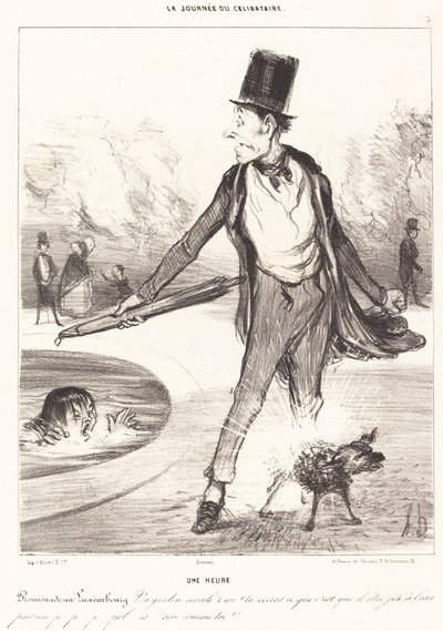 Godzina pierwsza autorstwa Honoré Daumier