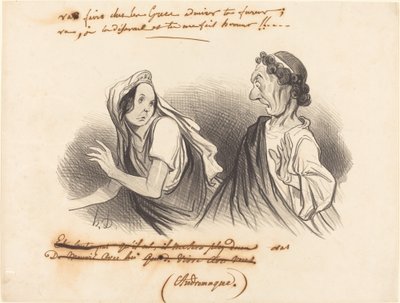 Idź, podziwiaj swoją wściekłość... autorstwa Honoré Daumier