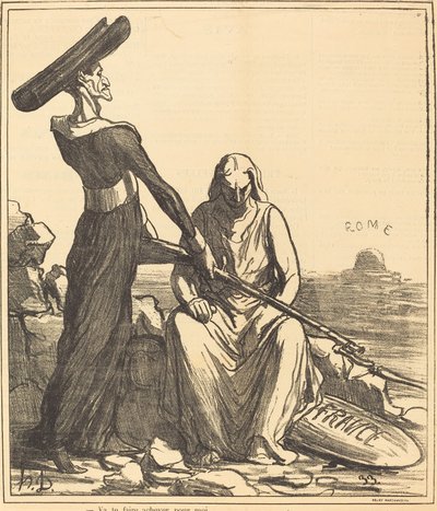 Dokończę dla mnie autorstwa Honoré Daumier