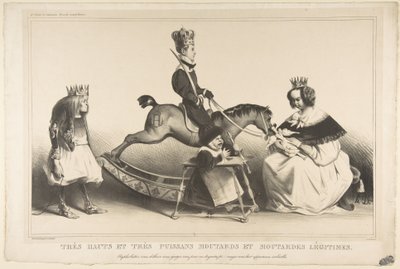 Bardzo wyniosłe i bardzo potężne bachory legitymistyczne, luty 1834. autorstwa Honoré Daumier